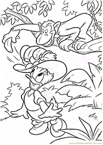 monkey coloring pages - page 71