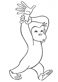 monkey coloring pages - page 8