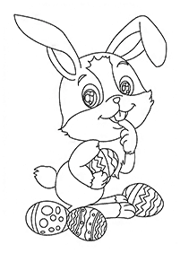 rabbit coloring pages - page 12