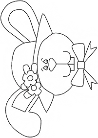 rabbit coloring pages - page 14