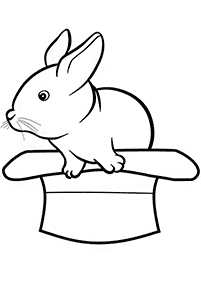 rabbit coloring pages - page 15