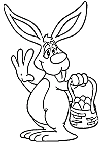 rabbit coloring pages - page 30