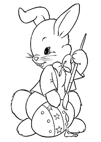 rabbit coloring pages - page 31