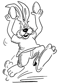 rabbit coloring pages - page 33