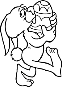 rabbit coloring pages - page 34