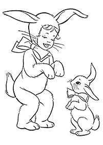 rabbit coloring pages - page 35
