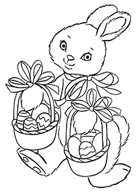 rabbit coloring pages - page 39