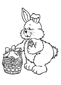 rabbit coloring pages - page 43