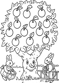 rabbit coloring pages - page 44