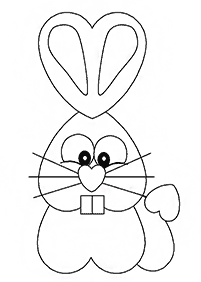 rabbit coloring pages - page 46