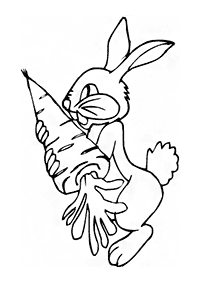 rabbit coloring pages - page 47