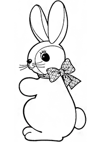 rabbit coloring pages - page 5