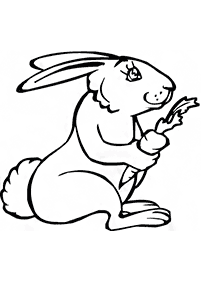 rabbit coloring pages - page 51