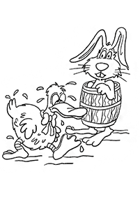 rabbit coloring pages - page 57