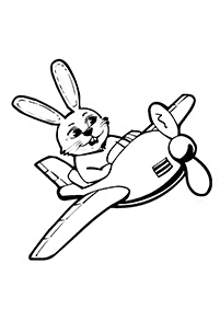 rabbit coloring pages - page 60