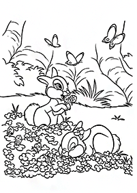 rabbit coloring pages - page 84
