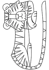 tiger coloring pages - page 30