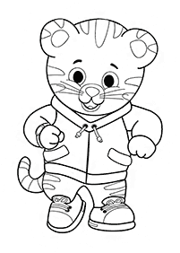 tiger coloring pages - page 34
