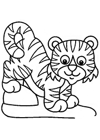 tiger coloring pages - page 47