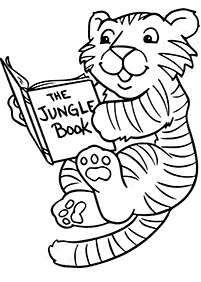 tiger coloring pages - page 50