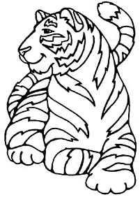 tiger coloring pages - page 54