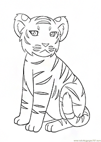 tiger coloring pages - page 56