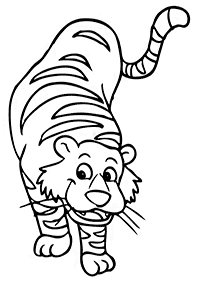 tiger coloring pages - page 77