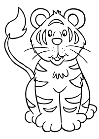 tiger coloring pages - page 78