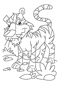 tiger coloring pages - page 81