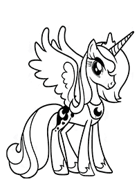 unicorn coloring pages - page 1