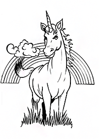 unicorn coloring pages - page 10