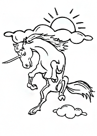 unicorn coloring pages - page 14