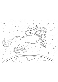 unicorn coloring pages - page 15
