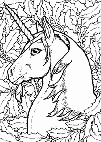 unicorn coloring pages - page 16