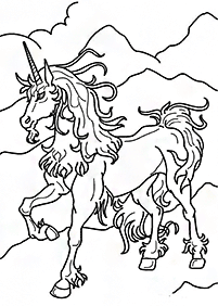 unicorn coloring pages - page 18