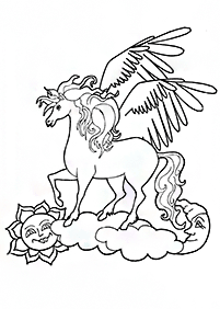 unicorn coloring pages - Page 22