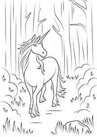 unicorn coloring pages - page 3