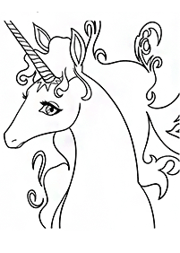 unicorn coloring pages - page 34