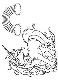 unicorn coloring pages - page 38