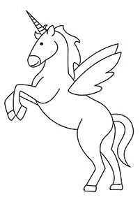 unicorn coloring pages - page 39