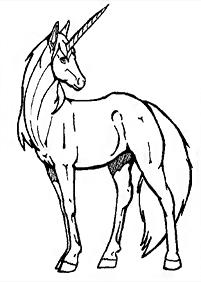 unicorn coloring pages - page 40