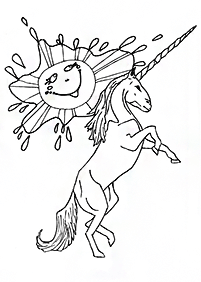 unicorn coloring pages - page 42