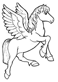 unicorn coloring pages - page 44