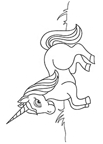 unicorn coloring pages - page 45