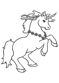 unicorn coloring pages - page 49
