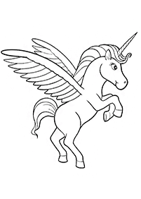 unicorn coloring pages - page 57