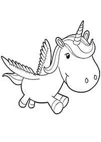unicorn coloring pages - page 61