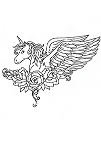 unicorn coloring pages - page 62