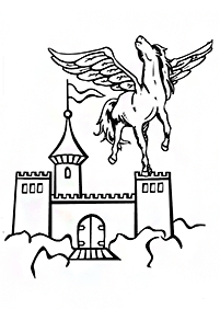 unicorn coloring pages - page 66