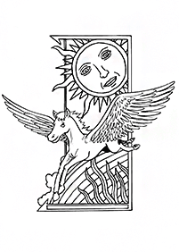 unicorn coloring pages - page 70